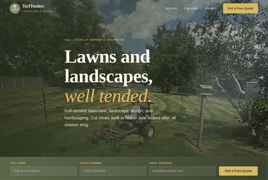 Preview of the Classic concept homepage